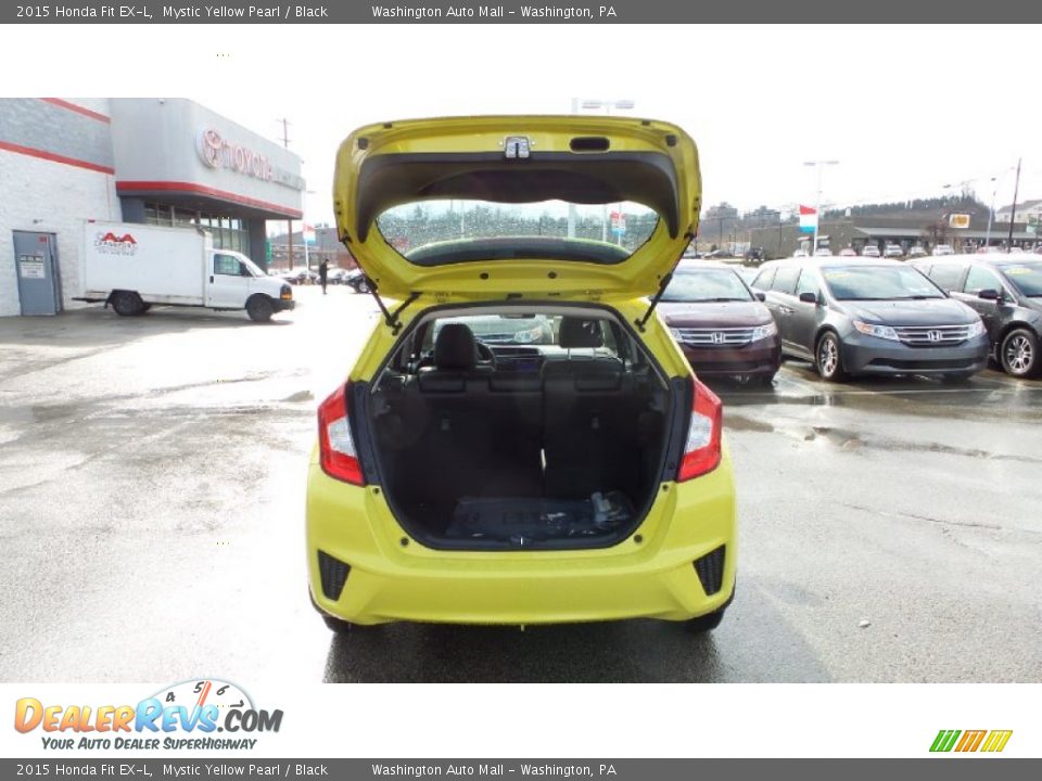 2015 Honda Fit EX-L Mystic Yellow Pearl / Black Photo #12