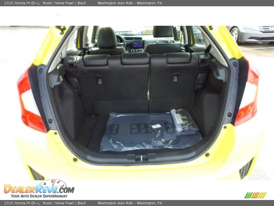 2015 Honda Fit EX-L Mystic Yellow Pearl / Black Photo #13