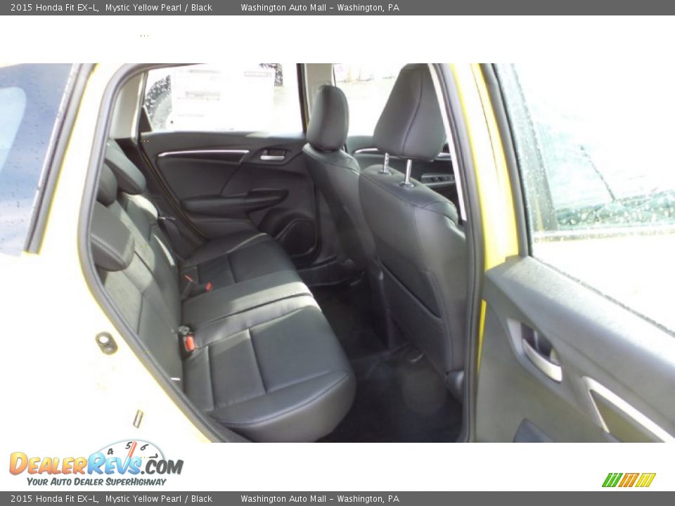 2015 Honda Fit EX-L Mystic Yellow Pearl / Black Photo #14