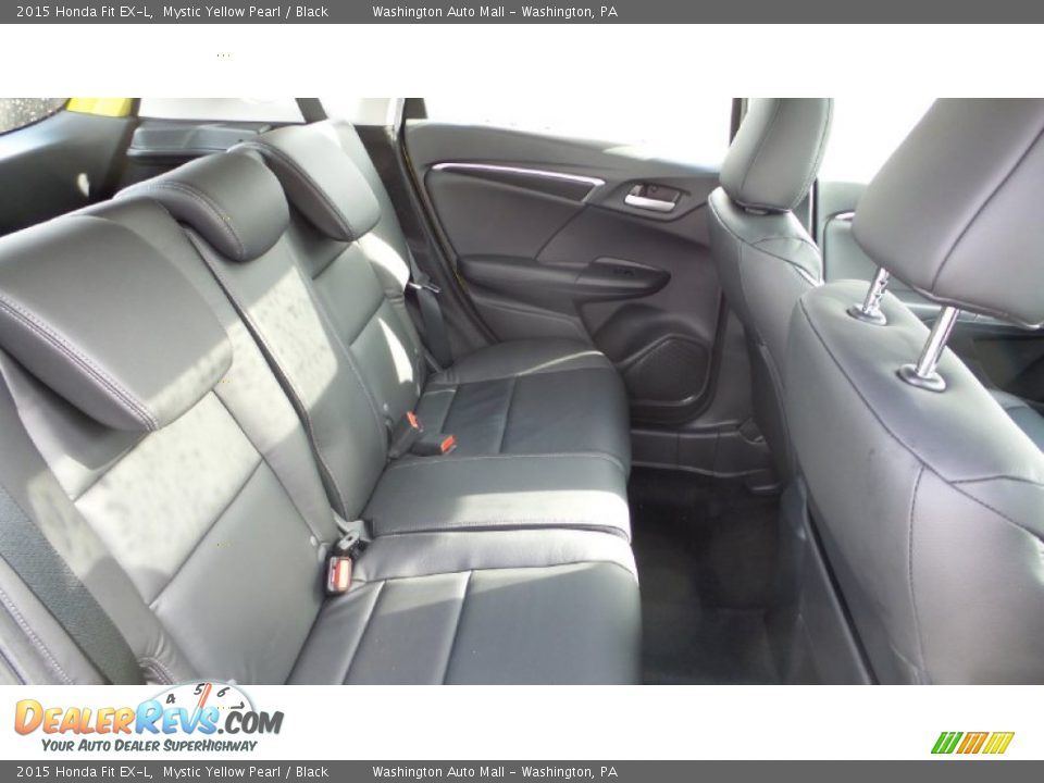 2015 Honda Fit EX-L Mystic Yellow Pearl / Black Photo #15