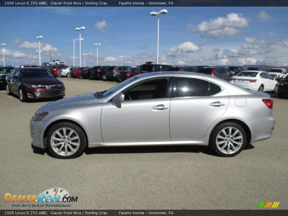 2006 Lexus IS 250 AWD Glacier Frost Mica / Sterling Gray Photo #4