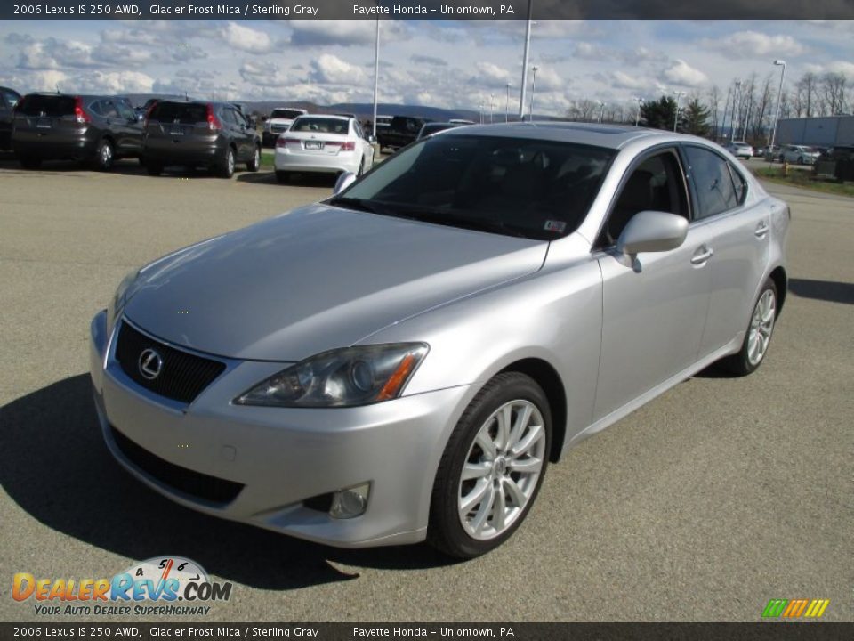 2006 Lexus IS 250 AWD Glacier Frost Mica / Sterling Gray Photo #5