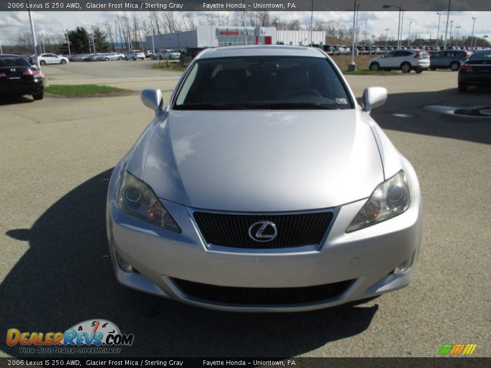 2006 Lexus IS 250 AWD Glacier Frost Mica / Sterling Gray Photo #19
