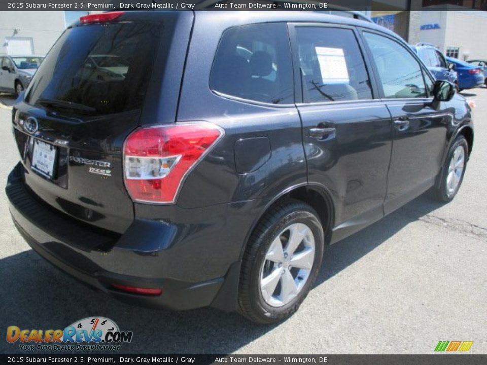 2015 Subaru Forester 2.5i Premium Dark Gray Metallic / Gray Photo #3