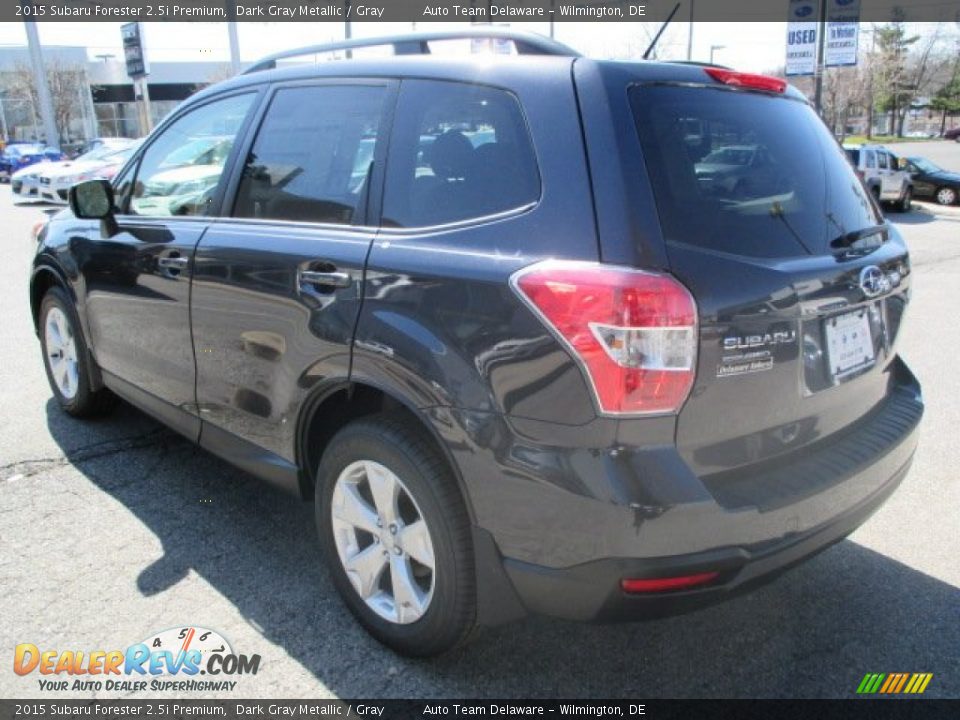 2015 Subaru Forester 2.5i Premium Dark Gray Metallic / Gray Photo #4
