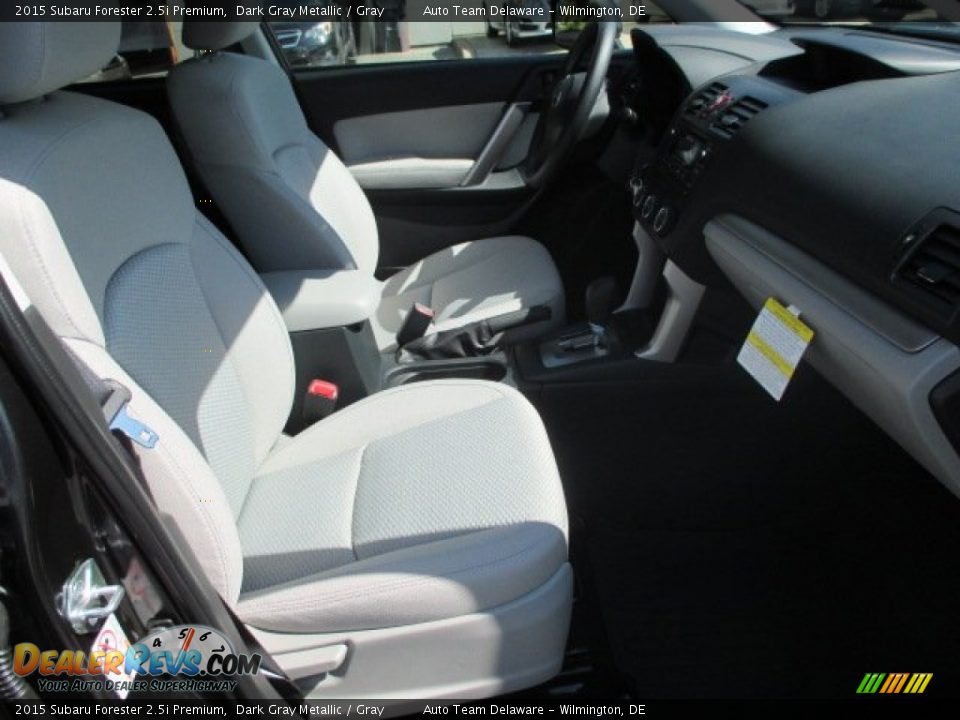 2015 Subaru Forester 2.5i Premium Dark Gray Metallic / Gray Photo #15