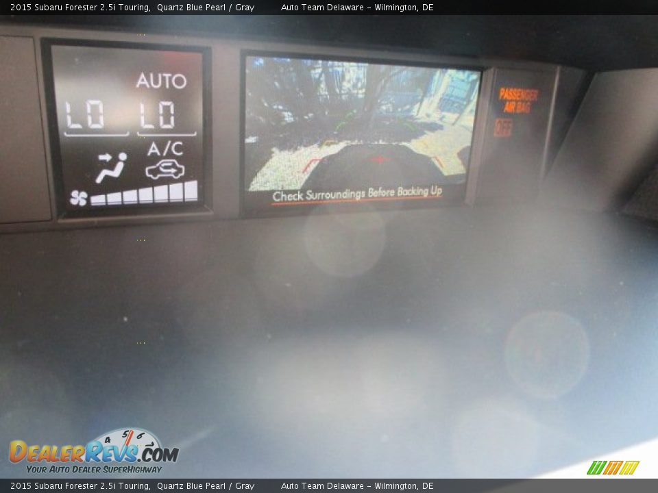 2015 Subaru Forester 2.5i Touring Quartz Blue Pearl / Gray Photo #12