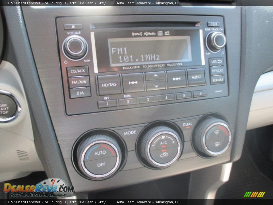 2015 Subaru Forester 2.5i Touring Quartz Blue Pearl / Gray Photo #13
