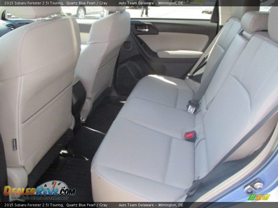 2015 Subaru Forester 2.5i Touring Quartz Blue Pearl / Gray Photo #20