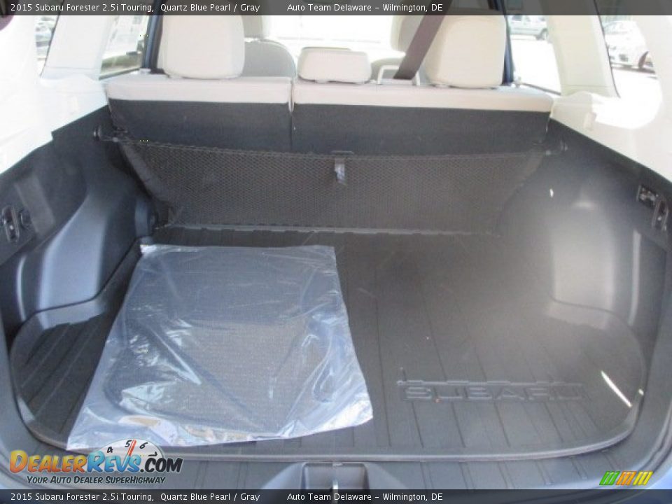 2015 Subaru Forester 2.5i Touring Quartz Blue Pearl / Gray Photo #21