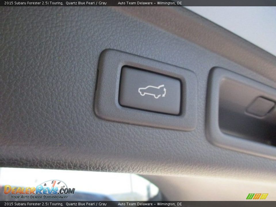 2015 Subaru Forester 2.5i Touring Quartz Blue Pearl / Gray Photo #22