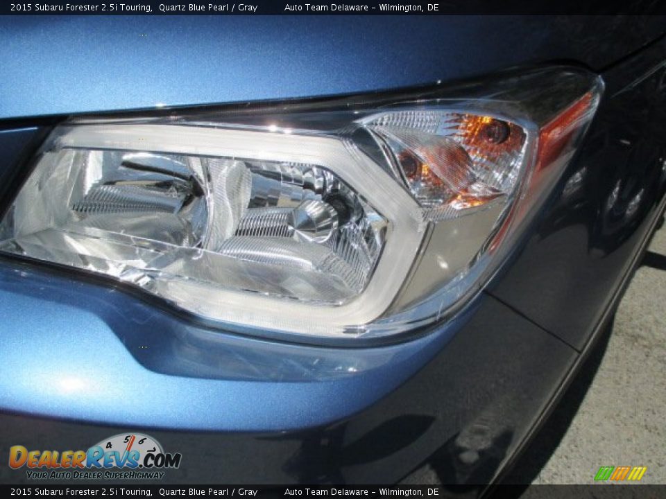 2015 Subaru Forester 2.5i Touring Quartz Blue Pearl / Gray Photo #23