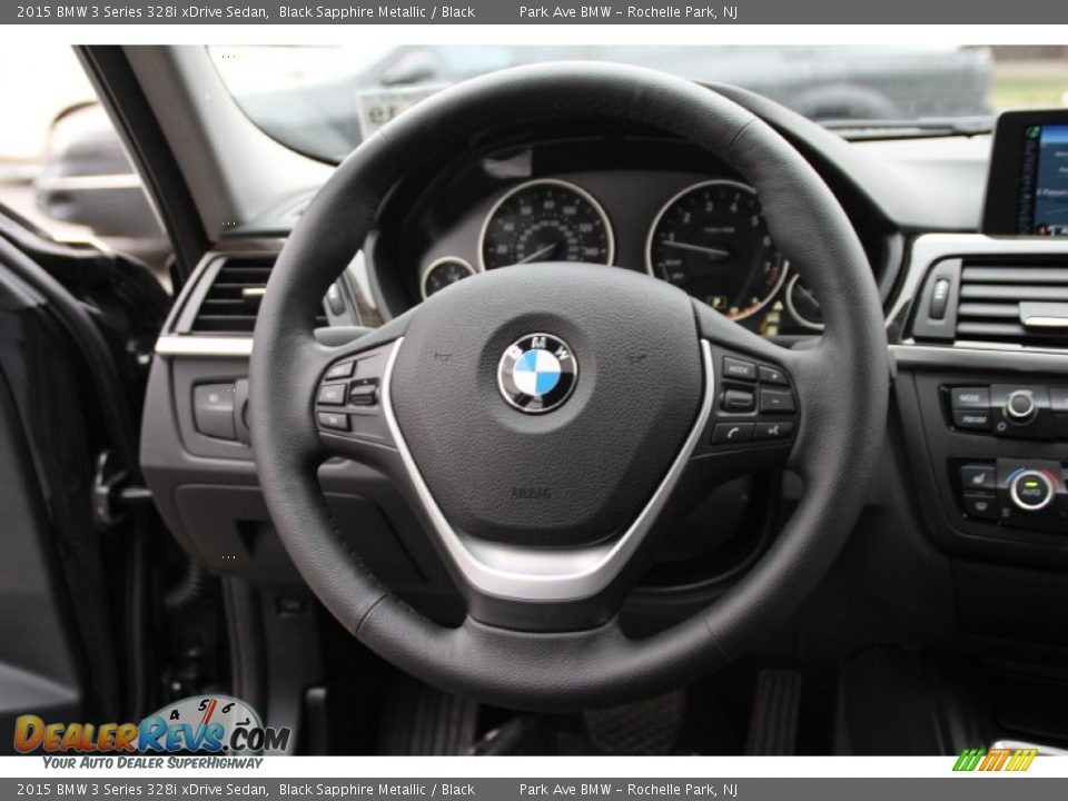 2015 BMW 3 Series 328i xDrive Sedan Steering Wheel Photo #18