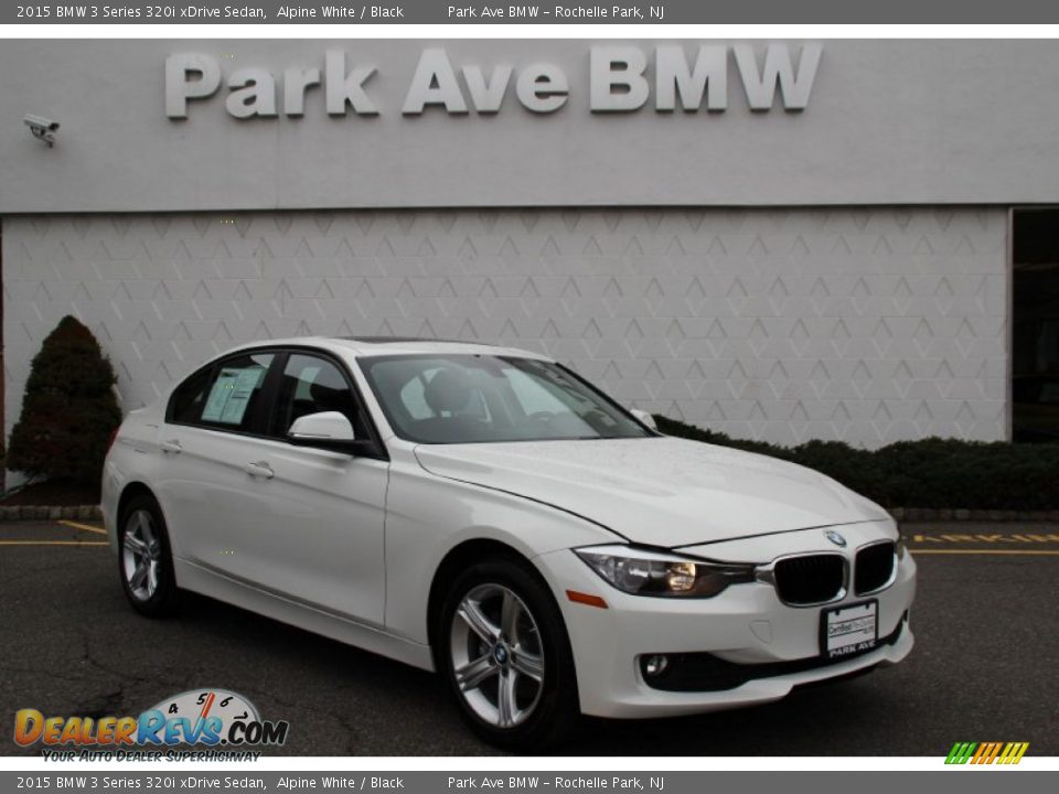 2015 BMW 3 Series 320i xDrive Sedan Alpine White / Black Photo #1