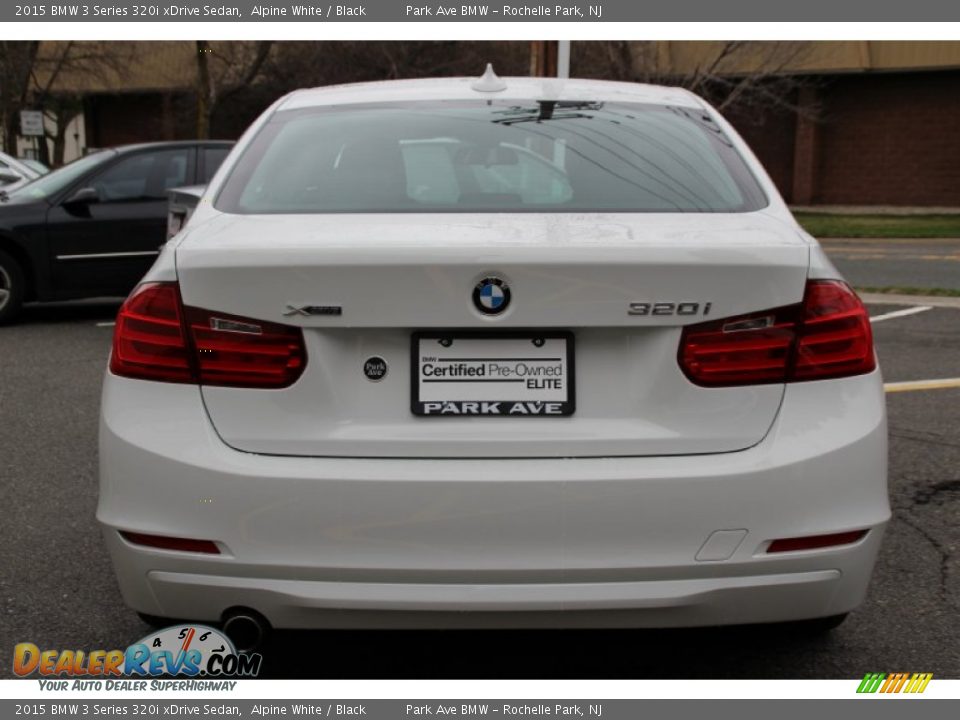 2015 BMW 3 Series 320i xDrive Sedan Alpine White / Black Photo #4