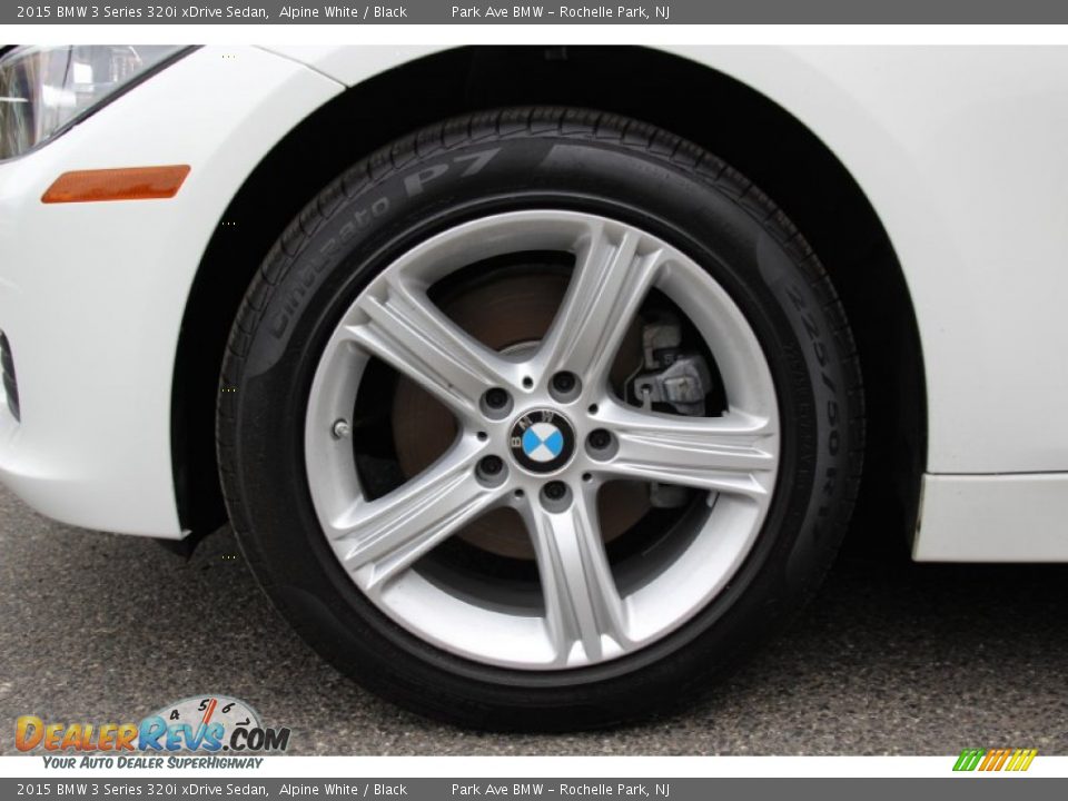 2015 BMW 3 Series 320i xDrive Sedan Alpine White / Black Photo #32