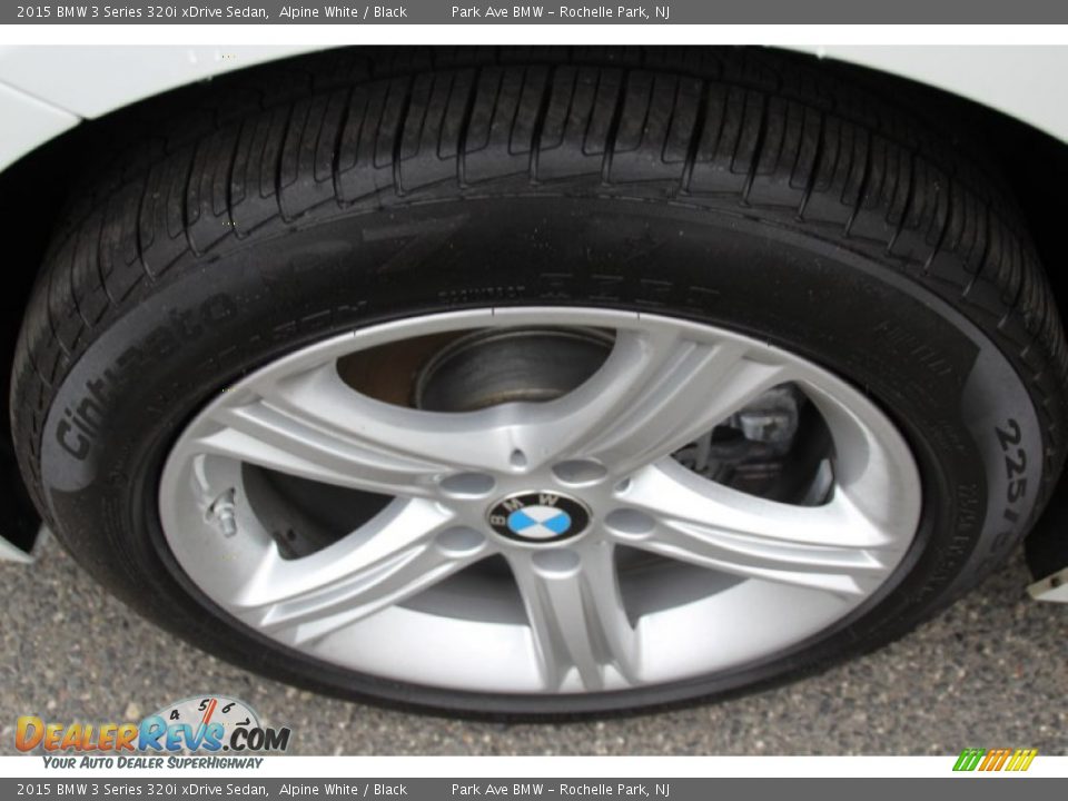 2015 BMW 3 Series 320i xDrive Sedan Alpine White / Black Photo #33