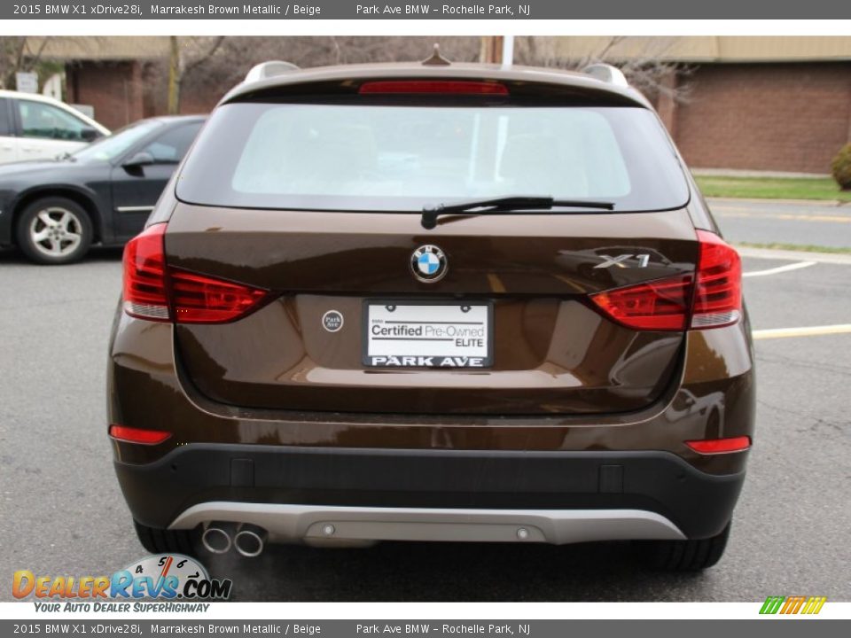 2015 BMW X1 xDrive28i Marrakesh Brown Metallic / Beige Photo #4
