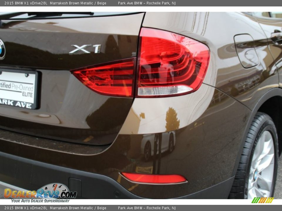 2015 BMW X1 xDrive28i Marrakesh Brown Metallic / Beige Photo #23