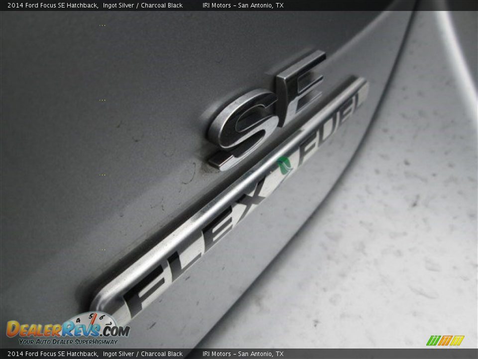 2014 Ford Focus SE Hatchback Ingot Silver / Charcoal Black Photo #6