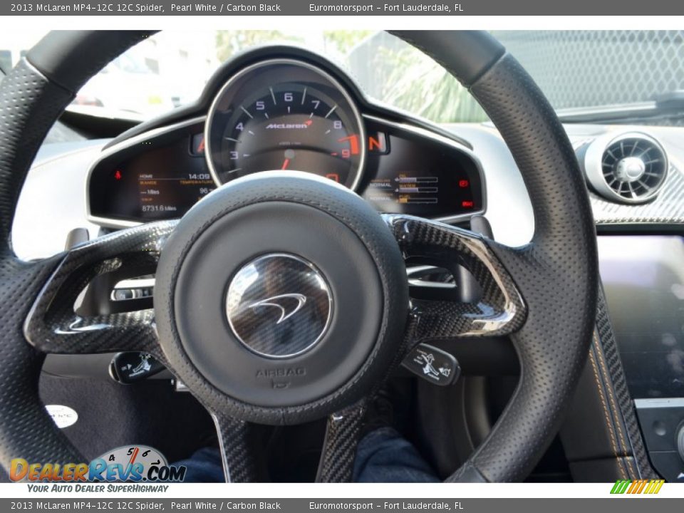 2013 McLaren MP4-12C 12C Spider Steering Wheel Photo #18