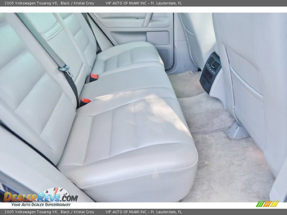 2005 Volkswagen Touareg V6 Black / Kristal Grey Photo #20