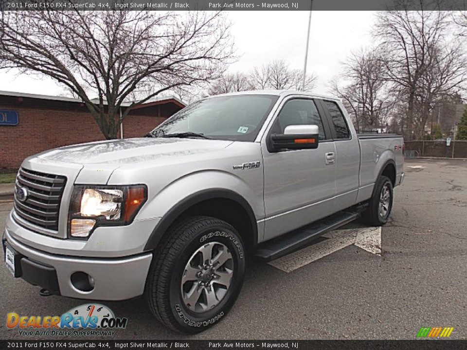 2011 Ford F150 FX4 SuperCab 4x4 Ingot Silver Metallic / Black Photo #1