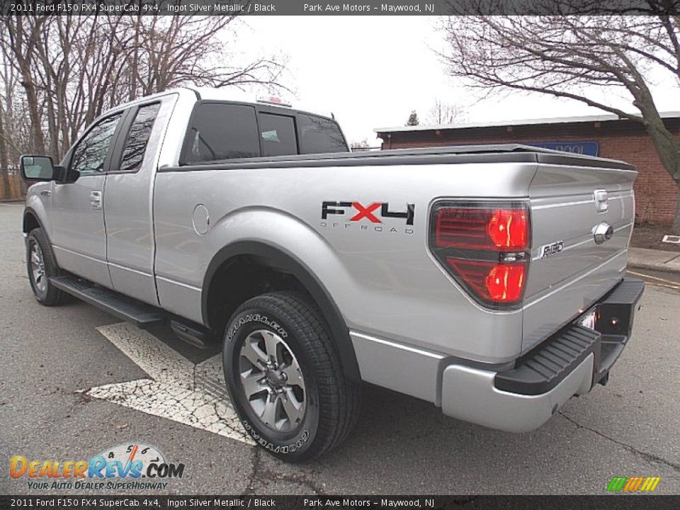 2011 Ford F150 FX4 SuperCab 4x4 Ingot Silver Metallic / Black Photo #3