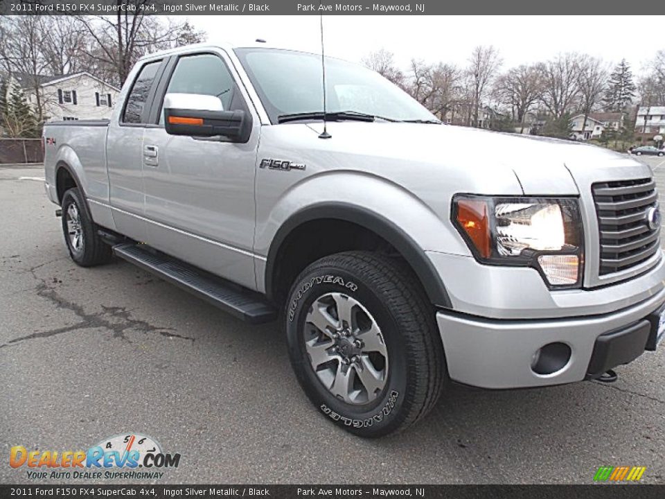 2011 Ford F150 FX4 SuperCab 4x4 Ingot Silver Metallic / Black Photo #7