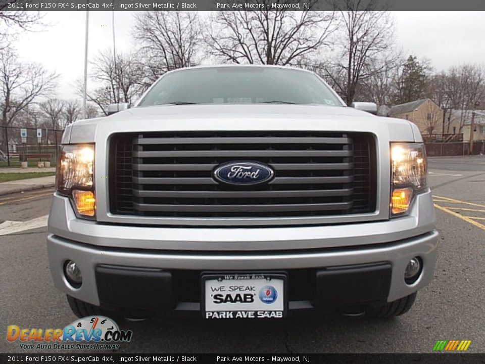 2011 Ford F150 FX4 SuperCab 4x4 Ingot Silver Metallic / Black Photo #8