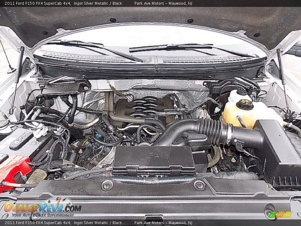 2011 Ford F150 FX4 SuperCab 4x4 Ingot Silver Metallic / Black Photo #28