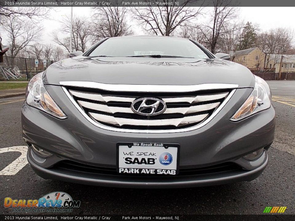 2013 Hyundai Sonata Limited Harbor Gray Metallic / Gray Photo #8