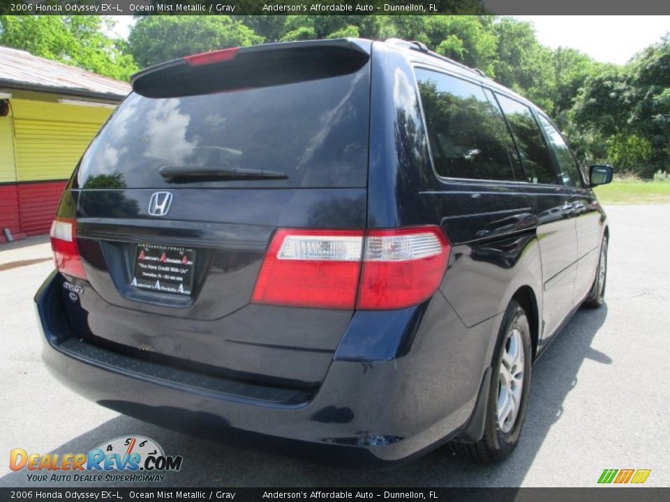 2006 Honda Odyssey EX-L Ocean Mist Metallic / Gray Photo #3