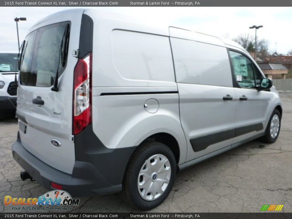 Silver 2015 Ford Transit Connect XL Van Photo #2