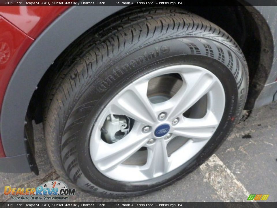 2015 Ford Escape SE 4WD Sunset Metallic / Charcoal Black Photo #7