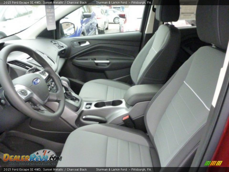 2015 Ford Escape SE 4WD Sunset Metallic / Charcoal Black Photo #8