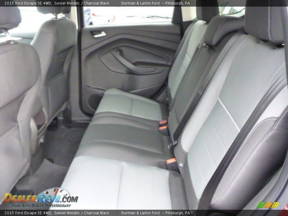 2015 Ford Escape SE 4WD Sunset Metallic / Charcoal Black Photo #9