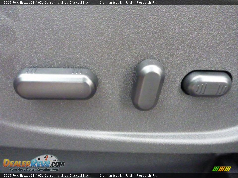 2015 Ford Escape SE 4WD Sunset Metallic / Charcoal Black Photo #12