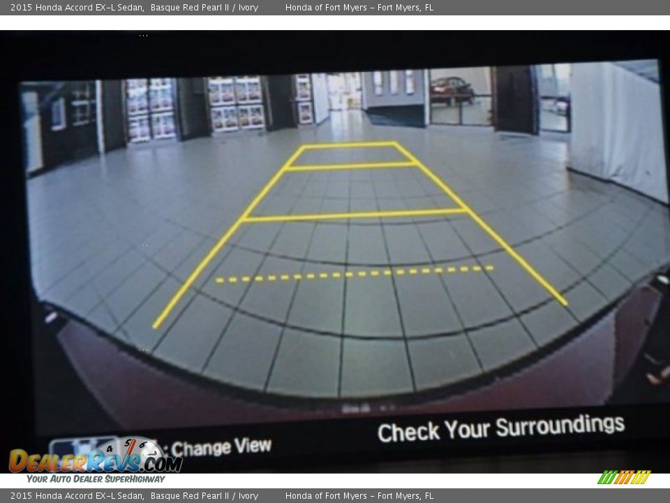 2015 Honda Accord EX-L Sedan Basque Red Pearl II / Ivory Photo #14