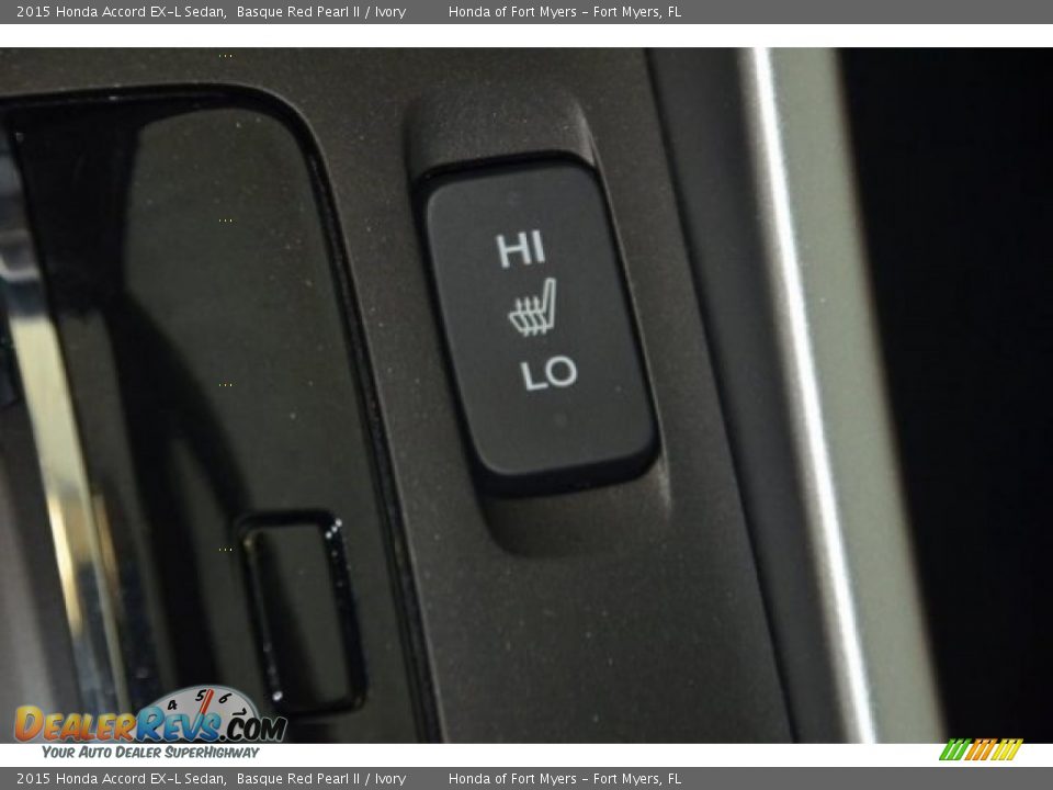 2015 Honda Accord EX-L Sedan Basque Red Pearl II / Ivory Photo #16