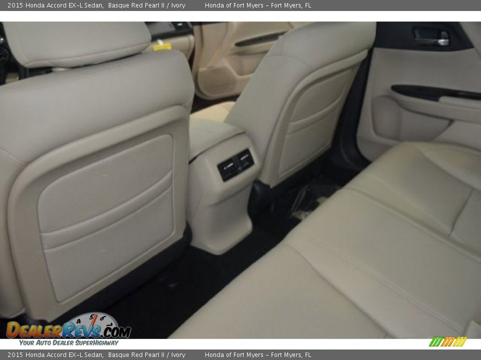 2015 Honda Accord EX-L Sedan Basque Red Pearl II / Ivory Photo #22
