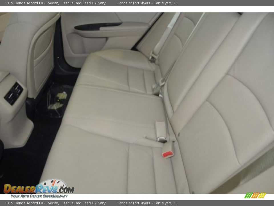 2015 Honda Accord EX-L Sedan Basque Red Pearl II / Ivory Photo #23