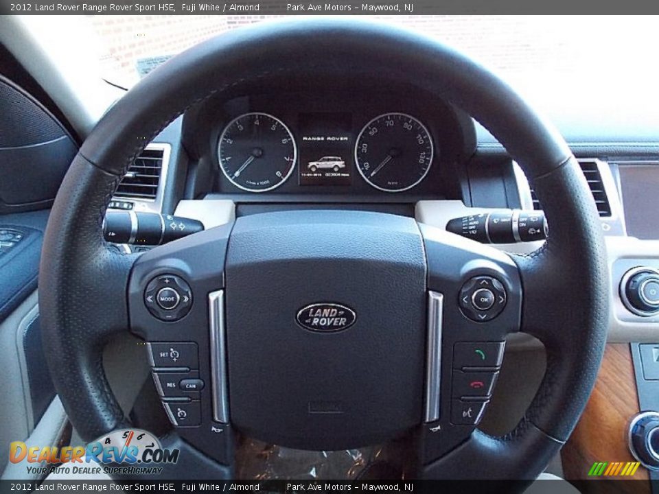 2012 Land Rover Range Rover Sport HSE Steering Wheel Photo #26