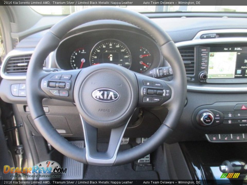 2016 Kia Sorento Limited AWD Steering Wheel Photo #7