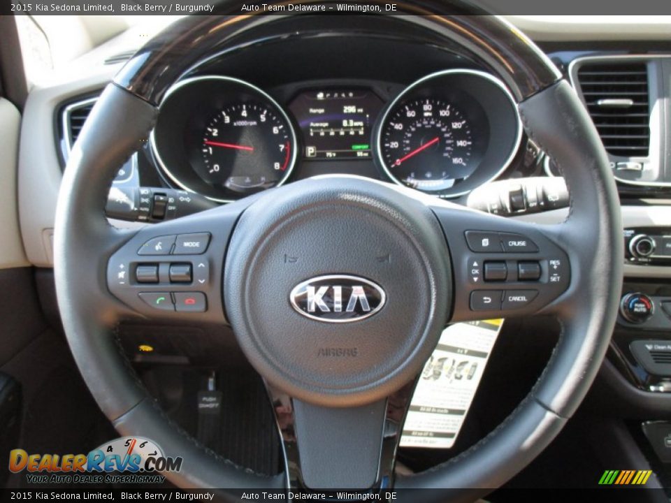 2015 Kia Sedona Limited Steering Wheel Photo #6