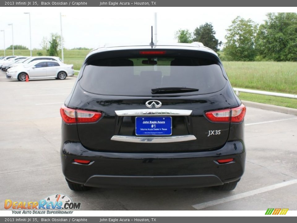 2013 Infiniti JX 35 Black Obsidian / Graphite Photo #7