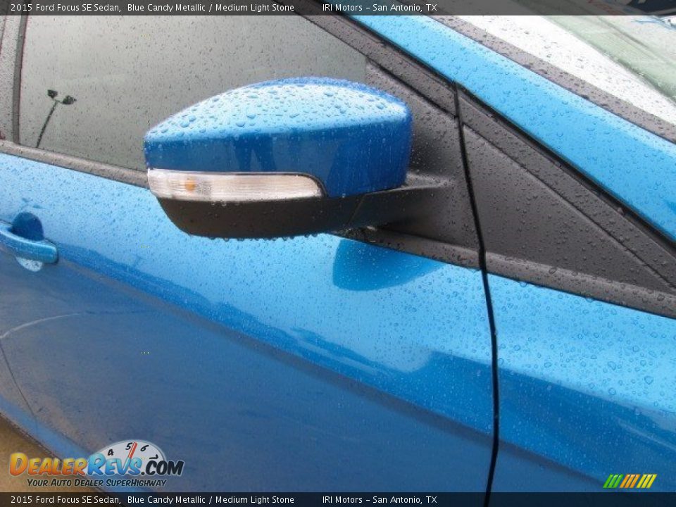 2015 Ford Focus SE Sedan Blue Candy Metallic / Medium Light Stone Photo #3