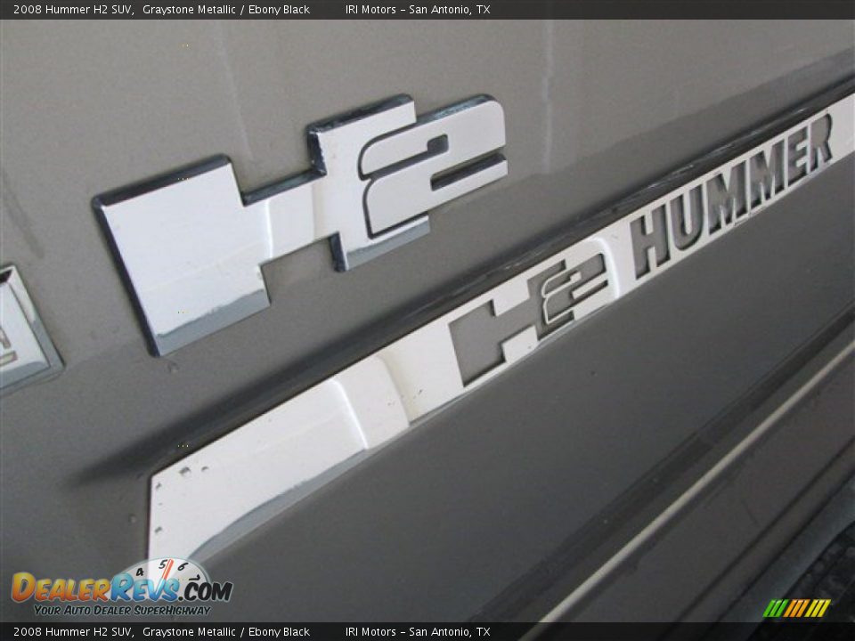 2008 Hummer H2 SUV Graystone Metallic / Ebony Black Photo #4