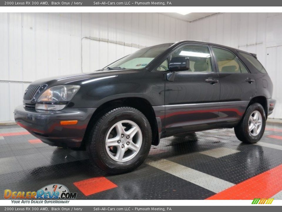 2000 Lexus RX 300 AWD Black Onyx / Ivory Photo #2