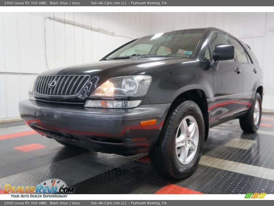2000 Lexus RX 300 AWD Black Onyx / Ivory Photo #3